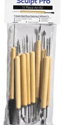 Sculpt Pro 11 Piece Pottery and Sculpting Art Tool Set