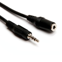 Belkin Pro Series Audio Extension Cable - 1 x Mini-phone Female Stereo - 1 x Mini-phone Male Stereo - 6ft