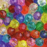 The Beadery 8mm Faceted Bead, 900-Piece, Multi