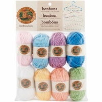 Lion Brand Yarn 601-620 Bonbons Yarn, Pastels