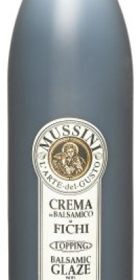 Mussini Crema, Balsamic Glaze with Figs, 16.9-Ounce Bottles (Pack of 2)