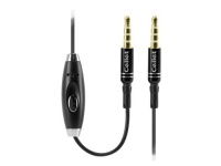 Cellet 5 Feet 3.5mm Male to 3.5mm Male Input Stereo Audio Cable with Microphone & On/Off Switch