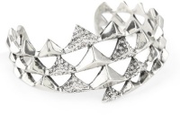 House of Harlow 1960 Silver-Plated Pyramid Wrap Cuff Bracelet