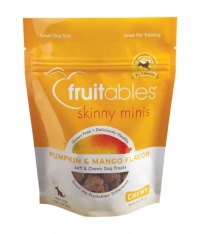 Fruitables Pumpkin & Mango Skinny Mini Dog Treats 5-Ounce