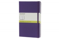 Moleskine Classic Hard Cover Large Plain Notebook - Brilliant Violet (5 x 8.25) (Classic Notebooks)