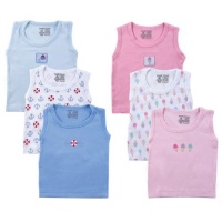 Luvable Friends Sleeveless Tee Tops, 3 Pack