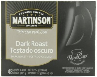 Martinson Coffee Capsules, Dark Roast Package compatible with Keurig K-Cup Brewers, 48 Count