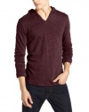 Threads 4 Thought Men's Pullover V-Neck Slub Hoodie