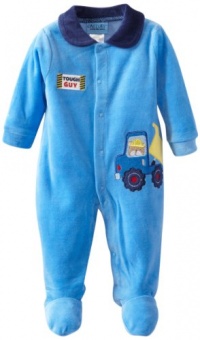 Carter's Watch the Wear Baby-Boys Newborn Tough Guy Coverall, Blue, 0-3 Months