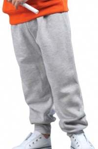 Rabbit Skins Toddler Elastic Waist Sweatpant, Ash, 4T