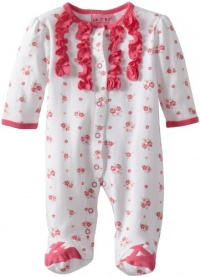 Carter's Watch the Wear Baby-Girls Newborn Dainty Roses Coverall, Pink, 0-3 Months