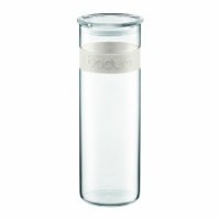 Bodum Presso 64-Ounce  Glass Storage Jar, White