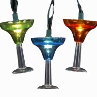 Kurt Adler 10-Light Margarita Glass Light Set