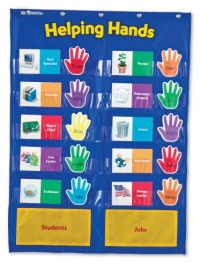 Learning Resources Helping Hands Pocket Chart