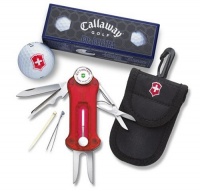 Victorinox Swiss Army Golf Tool With Callaway Golf Balls