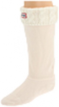 Hunter Women's Cablesck Cable Cuff Welly Sock