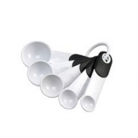 Kitchenaid Classic Measuring Spoons, White, Set of 5