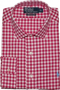 Polo Ralph Lauren Westerton Big Check Button Down, Red, X-Large