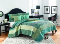 Steve Madden Reba Quilted Standard Sham, Green