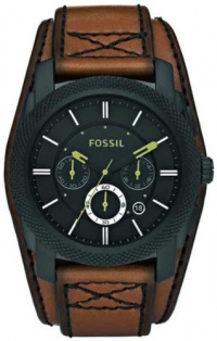 Fossil FS4616 Machine Cuff Leather Watch Desert Sand with Black