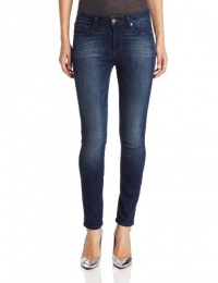 7 For All Mankind Women's Mid Rise Skinny Jean in Slim Illusion Rinse