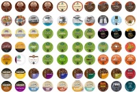 Crazy Cups Coffee Only Gift Sampler, Single-cup coffee pack sampler for Keurig K-Cup Brewers, 70-Count