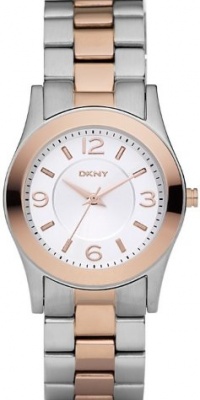 DKNY Silver Dial Two-tone Ladies Watch NY8232