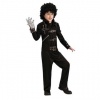 Michael Jackson Costume, Child's Bad Black Buckle Jacket Costume