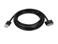 Monoprice 10ft USB Sync Cable for all iPad iPhone, and iPod - BLACK