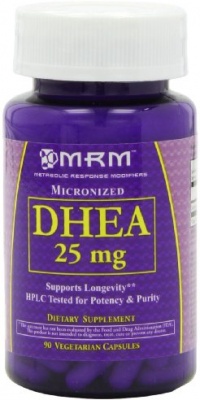 MRM DHEA Nutrition Supplements, 25 mg, 90 Count