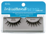 Ardell Invisiband Lashes, Demi Pixies Black, 1 Pair (Pack of 3)