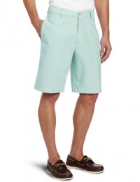 IZOD Men's Oxford Flat Front Short