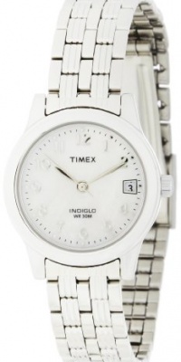 Timex Women's T2N255 Analog Silver-Tone Case and Bracelet Dress Watch