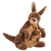 Gund 10-Inch Jirra Kangaroo with Baby