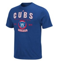 Chicago Cubs Retro Vintage Cooperstown Barney Blue T-Shirt