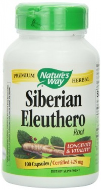 Nature's Way Siberian Eleuthero, 425mg Capsules, 100-Count