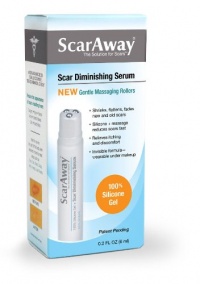 ScarAway Silicone Gel Scar Treatment, Scar Diminishing Serum with Massaging Applicator, 0.2-Ounce