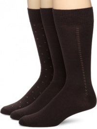 Kenneth Cole Men's All Over Dots 3 Pack Socks