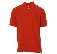 Nautica Men's FCA Solid Deck Pique Polo Shirt