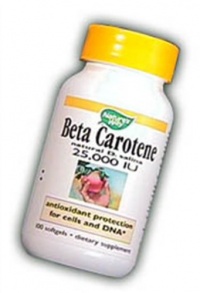 Nature's Way Natural Beta Carotene, 100 Softgels