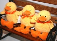 Plush Stuffed Baby Duck Collection 5 Set of 3