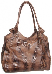 Frye Vintage Stud Shoulder Bag,Taupe,One Size