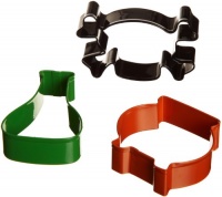 Wilton Mad Scientist 3-Piece Metal Cookie Cutter Set