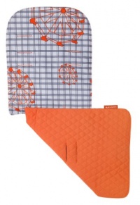 Maclaren Seat Liner, Ferris Wheel Silver/Flame Orange