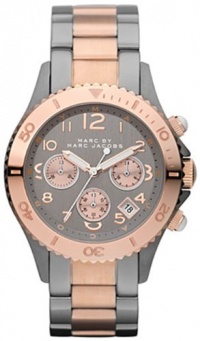 Marc by Marc Jacobs Men's MBM3157 Grey Dial Two-tone Chronograph Watch