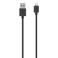 Belkin 8-Pin Lightning to USB ChargeSync Cable for iPhone 5, iPad 4th Gen, iPad mini, and iPod touch 7th Gen, 4 Feet (Black)