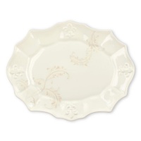 Portmeirion Fleur De Lys Cream Serving Platter