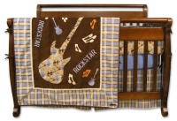 Trend Lab 4 Piece Crib Bedding Set, Rockstar