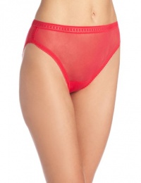 On Gossamer Women's Gossamer Mesh Hi-Cut Panty Brief Panty