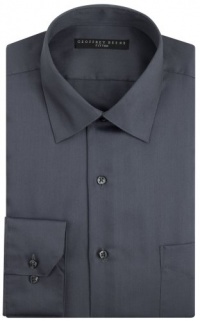 Geoffrey Beene Men's Sateen Fitted Dress Shirt